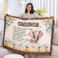 Artwork Heirloom Woven Blanket (Landscape) for Grandma - Mother's Day Gift