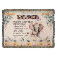 Artwork Heirloom Woven Blanket (Landscape) for Grandma - Mother's Day Gift