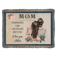 Artwork Heirloom Woven Blanket (Landscape) for Mom - Mother's Day Gift - Everything I am