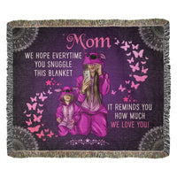 Artwork Heirloom Woven Blanket (Landscape) for Mom - Mother's Day Gift - Love