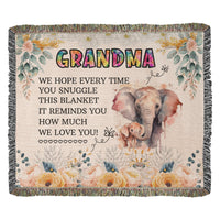 Artwork Heirloom Woven Blanket (Landscape) for Grandma - Mother's Day Gift