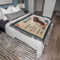 Artwork Heirloom Woven Blanket (Landscape) for Mom - Mother's Day Gift - Everything I am