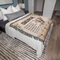 Artwork Heirloom Woven Blanket (Landscape) for Grandma - Mother's Day Gift