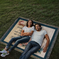 Artwork Heirloom Woven Blanket (Landscape) for Mom - Mother's Day Gift - Everything I am