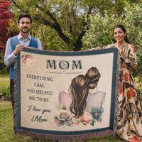 Artwork Heirloom Woven Blanket (Landscape) for Mom - Mother's Day Gift - Everything I am