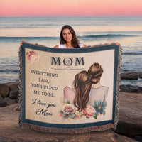 Artwork Heirloom Woven Blanket (Landscape) for Mom - Mother's Day Gift - Everything I am