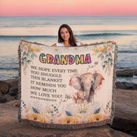 Artwork Heirloom Woven Blanket (Landscape) for Grandma - Mother's Day Gift