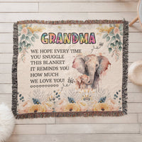 Artwork Heirloom Woven Blanket (Landscape) for Grandma - Mother's Day Gift