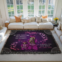 Artwork Heirloom Woven Blanket (Landscape) for Mom - Mother's Day Gift - Love