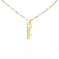 Multi Vertical Name Necklace with Kids Name for Her - Mother's Day Gift