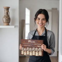 Personalized Custom Canvas – Mom Gift with Kids' Names - TreasuredTale