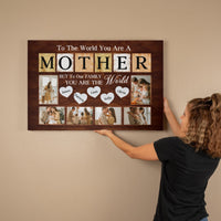 Gallery Wrapped Canvas Multiple Variant Landscape for Mom - Mother's Day - To the World You are a Mother