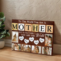 Gallery Wrapped Canvas Multiple Variant Landscape for Mom - Mother's Day - To the World You are a Mother