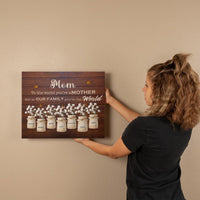 Personalized Custom Canvas – Mom Gift with Kids' Names - TreasuredTale