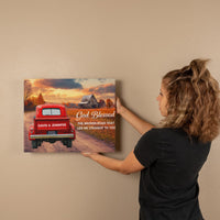 Gallery Wrapped Canvas Multiple Variant Landscape 2.0 - God Blessed the Broken Road