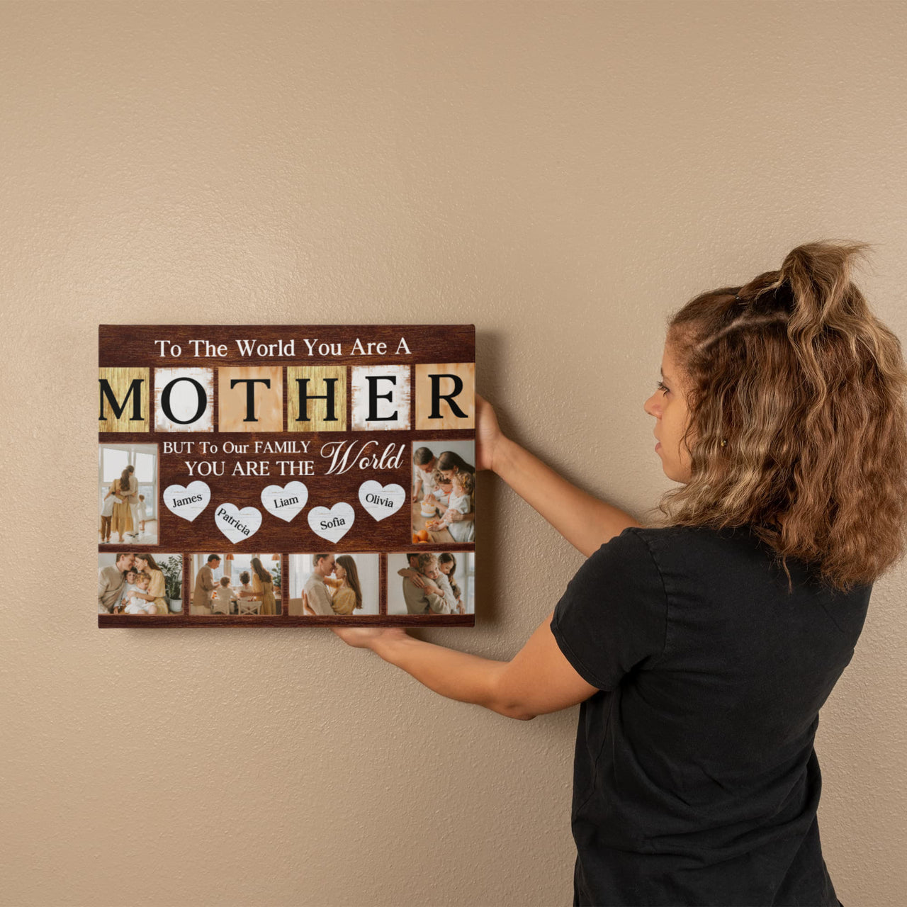 Gallery Wrapped Canvas Multiple Variant Landscape for Mom - Mother's Day - To the World You are a Mother