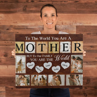Gallery Wrapped Canvas Multiple Variant Landscape for Mom - Mother's Day - To the World You are a Mother