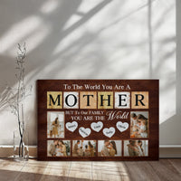 Gallery Wrapped Canvas Multiple Variant Landscape for Mom - Mother's Day - To the World You are a Mother