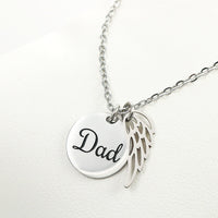 Memorial Necklace for the Loss of a Father – 