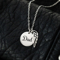 Memorial Necklace for the Loss of a Father – 