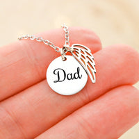 Memorial Necklace for the Loss of a Father – 