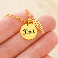 Memorial Necklace for the Loss of a Father – 