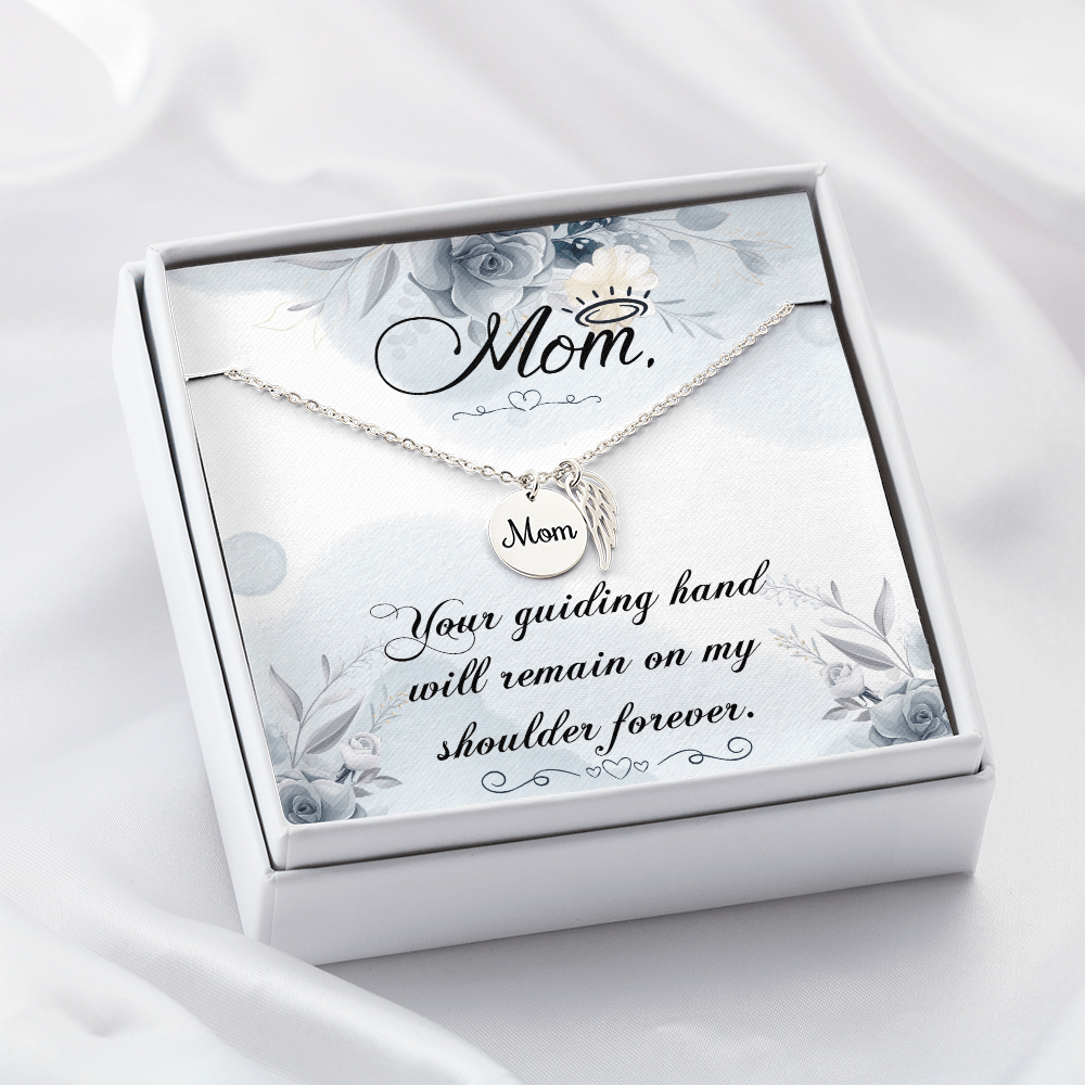 Memorial Necklace in Memory of Mom - TreasuredTale