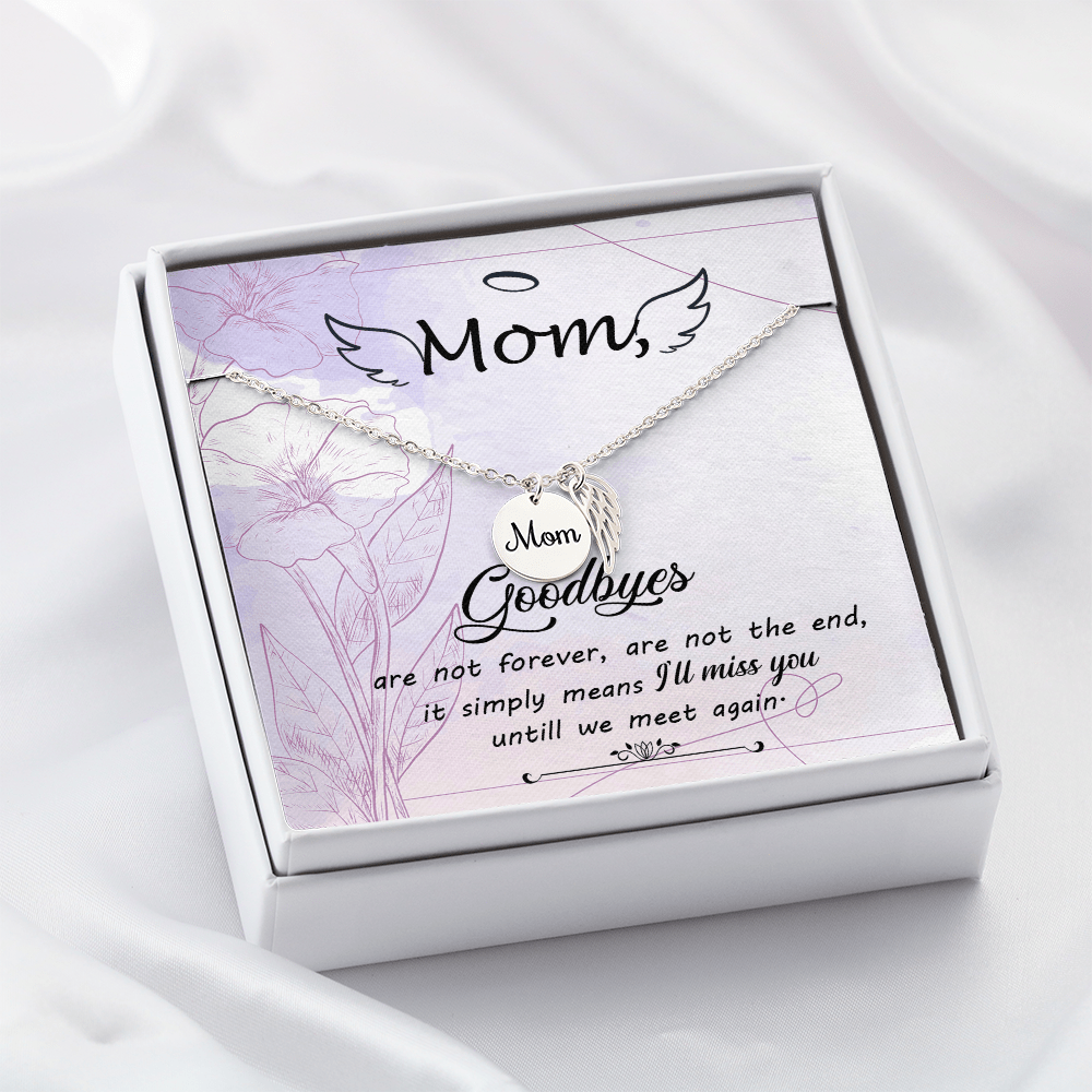 Memorial Necklace – Mom - 13 - TreasuredTale