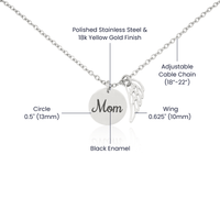Memorial Necklace – Mom - 19 - TreasuredTale