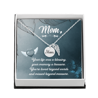 Memorial Necklace – Mom - 18 - TreasuredTale