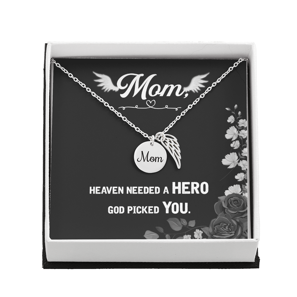 Memorial Necklace – Mom - 12 - TreasuredTale