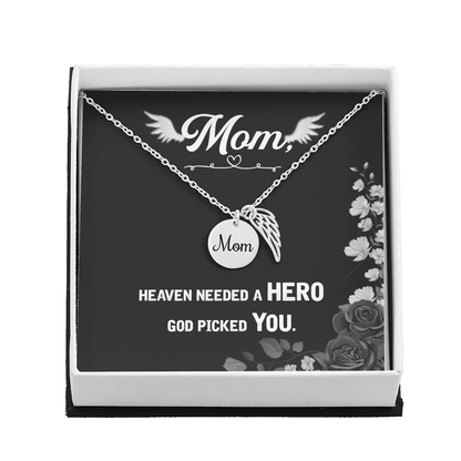 Memorial Necklace – Mom - 12 - TreasuredTale