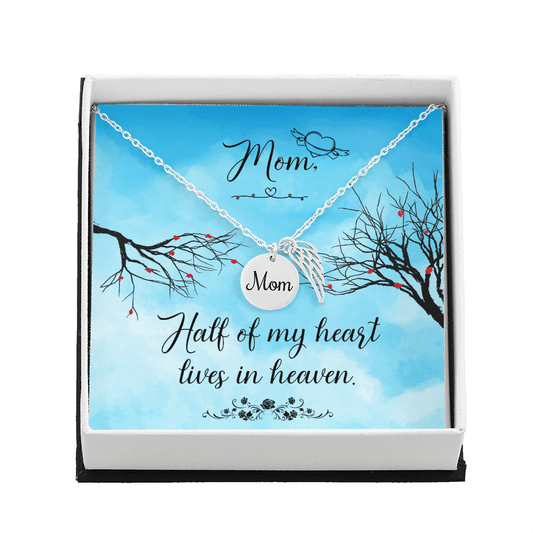 Memorial Necklace – Mom - 18 - TreasuredTale