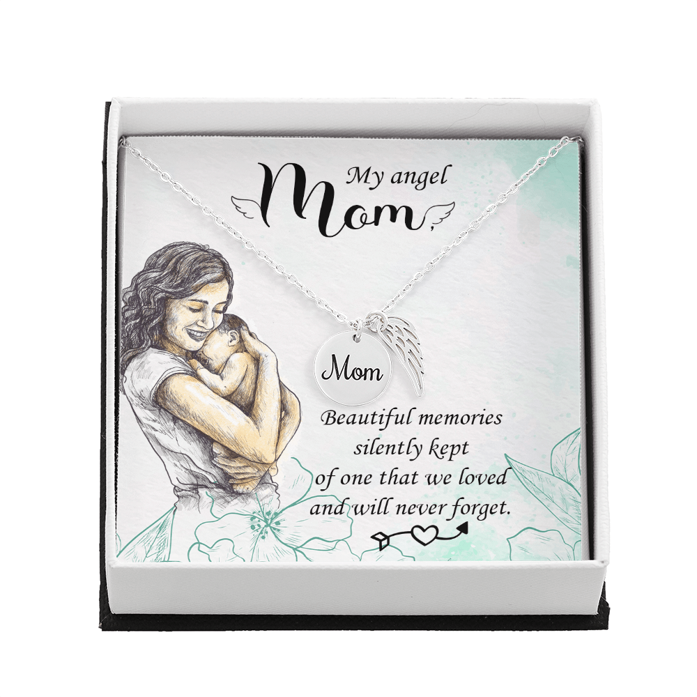 Memorial Necklace – Mom - 15 - TreasuredTale