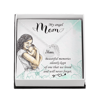 Memorial Necklace – Mom - 15 - TreasuredTale