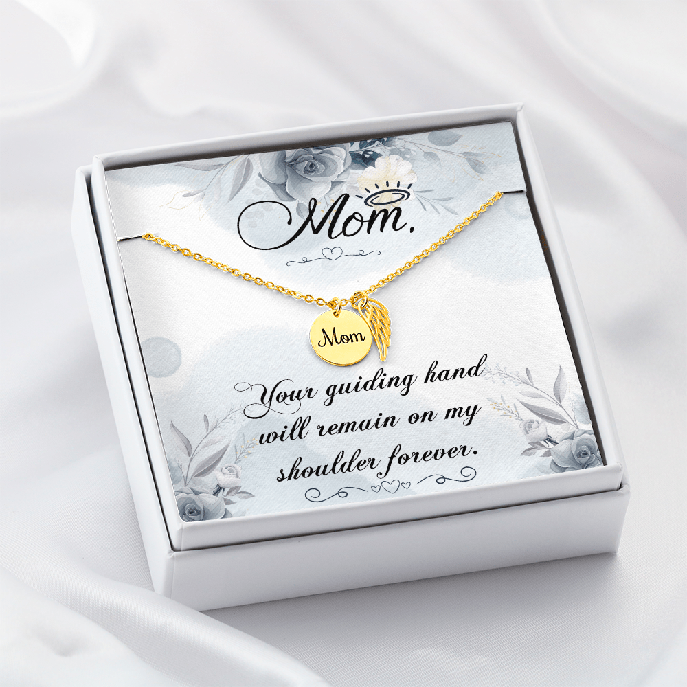 Memorial Necklace in Memory of Mom - TreasuredTale