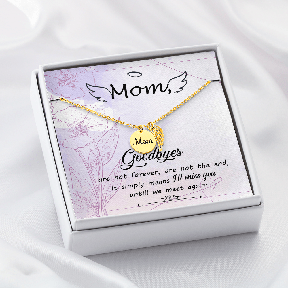 Memorial Necklace – Mom - 13 - TreasuredTale