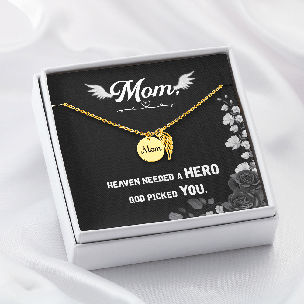 Memorial Necklace – Mom - 12 - TreasuredTale