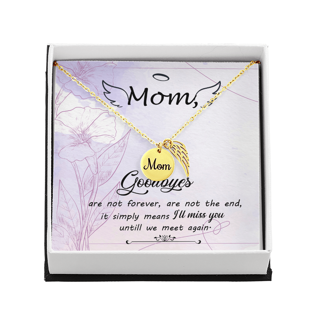 Memorial Necklace – Mom - 13 - TreasuredTale