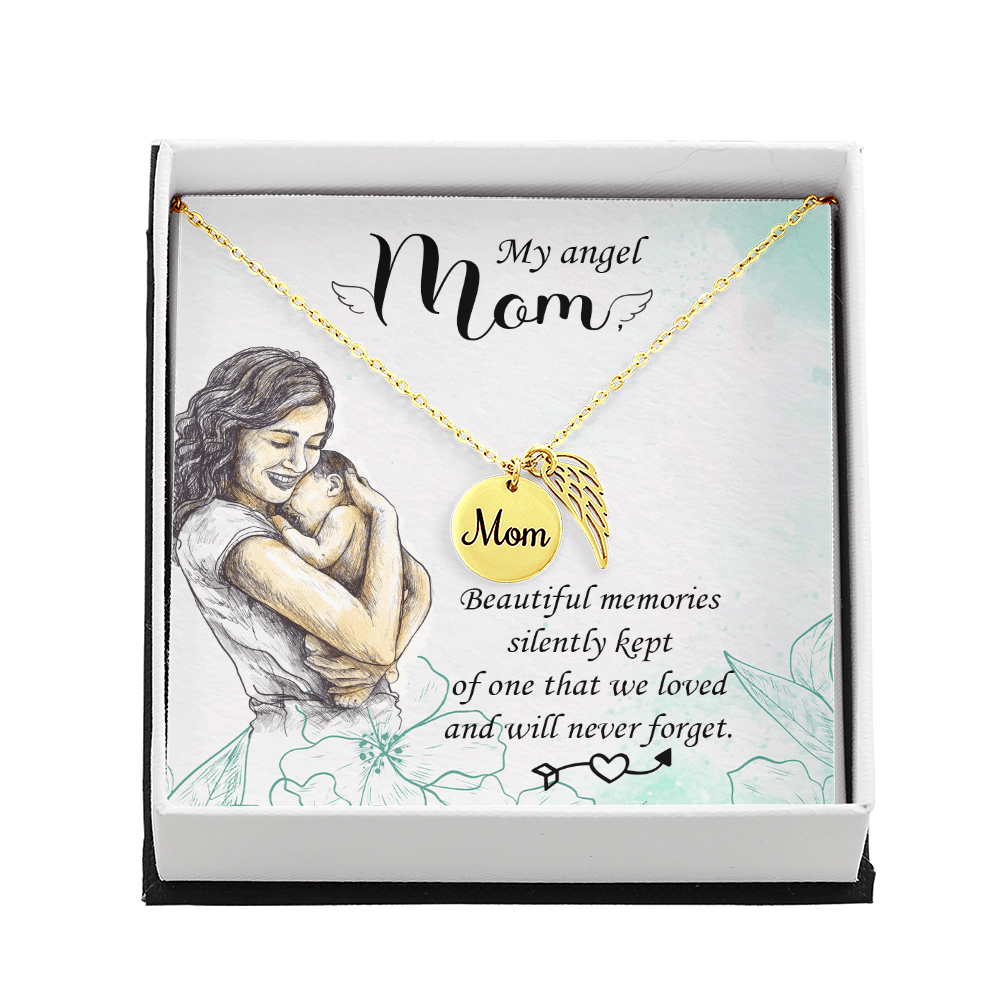 Memorial Necklace – Mom - 15 - TreasuredTale