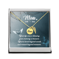 Memorial Necklace – Mom - 18 - TreasuredTale