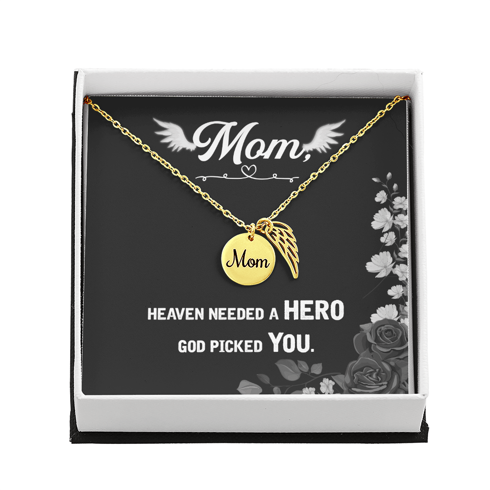 Memorial Necklace – Mom - 12 - TreasuredTale