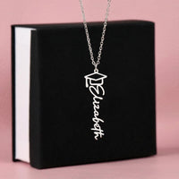 Graduation Cap Necklace - no mc1