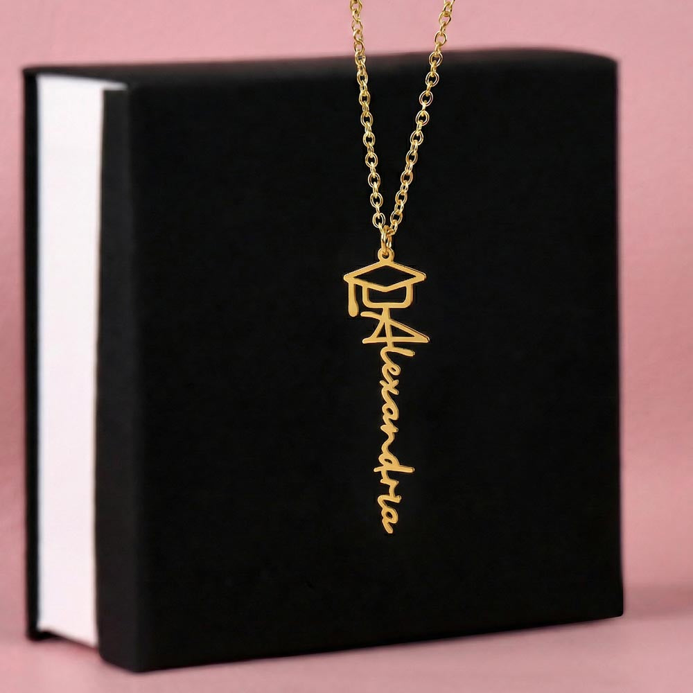 Graduation Cap Necklace - no mc2