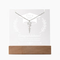 Keepsake Acrylic with Graduation Cap Name Necklace Bundle - Graduation