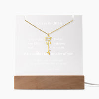 Keepsake Acrylic with Graduation Cap Name Necklace Bundle - Graduation OUR LITTLE GIRL