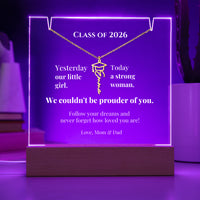 Keepsake Acrylic with Graduation Cap Name Necklace Bundle - Graduation (copy)