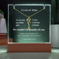 Keepsake Acrylic with Graduation Cap Name Necklace Bundle - Graduation (copy)