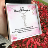 Graduation Cap Name Necklace - Gift for Daughter, May You Find Great Joy And Success