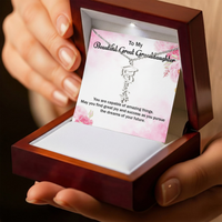 Graduation Cap Name Necklace - Gift for Great Granddaughter, May You Find Great Joy And Success